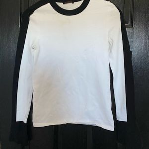 Louis Vuitton Black and White Knit Sweater